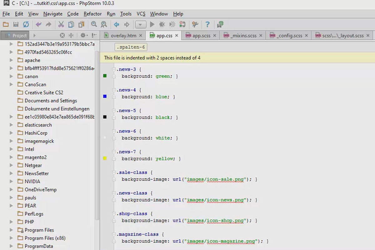 Modern CSS with Sass - 11 Automation with for-loops