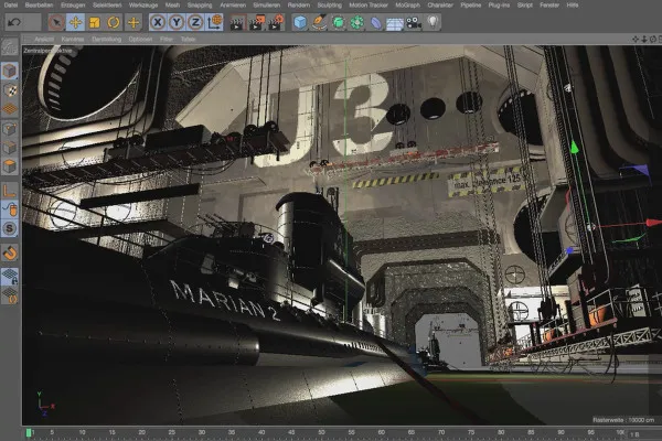 Cinema 4D – Šviesos nustatymas: 4.1 „Renderer“ sukūrimas