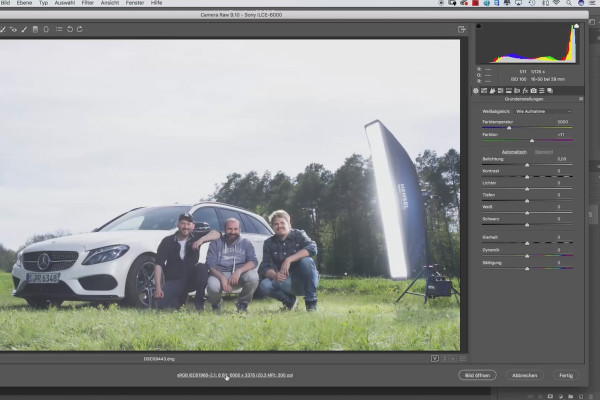 Photoshop para principiantes y niveles intermedios - 2.4 Open Raw