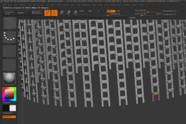 ZBrush für Einsteiger: 3.6 ArrayMesh