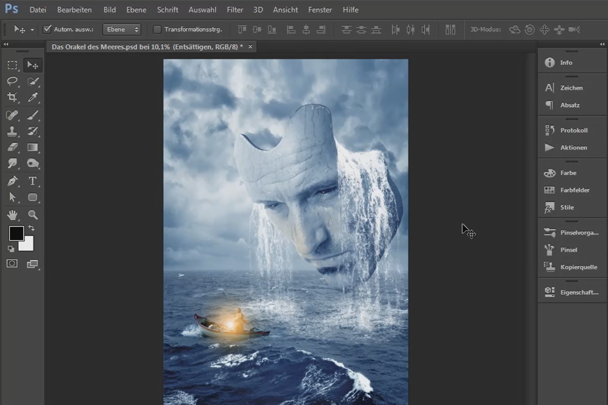 Photoshop-kompositointi - Meren oraakeli - Osa 12: Viimeinen askel