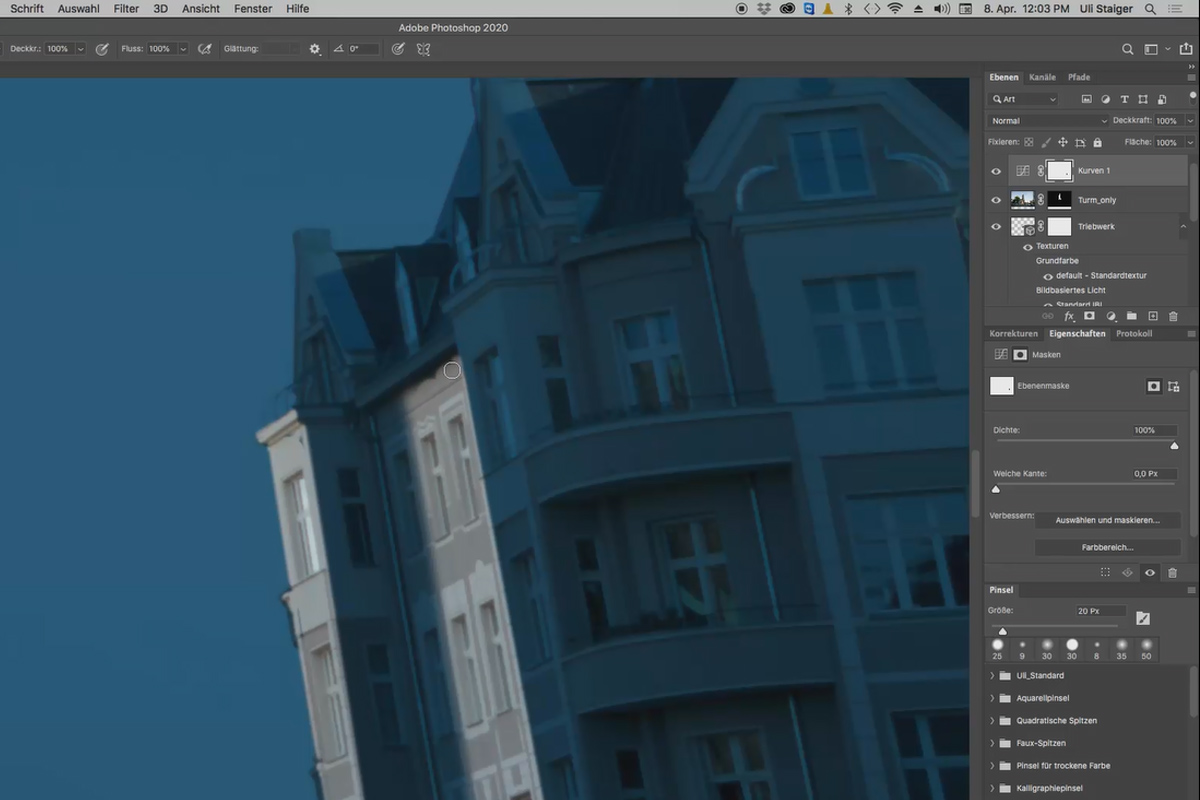 Tutorial de Photoshop 3D "Despegue": 12 | Anochecer