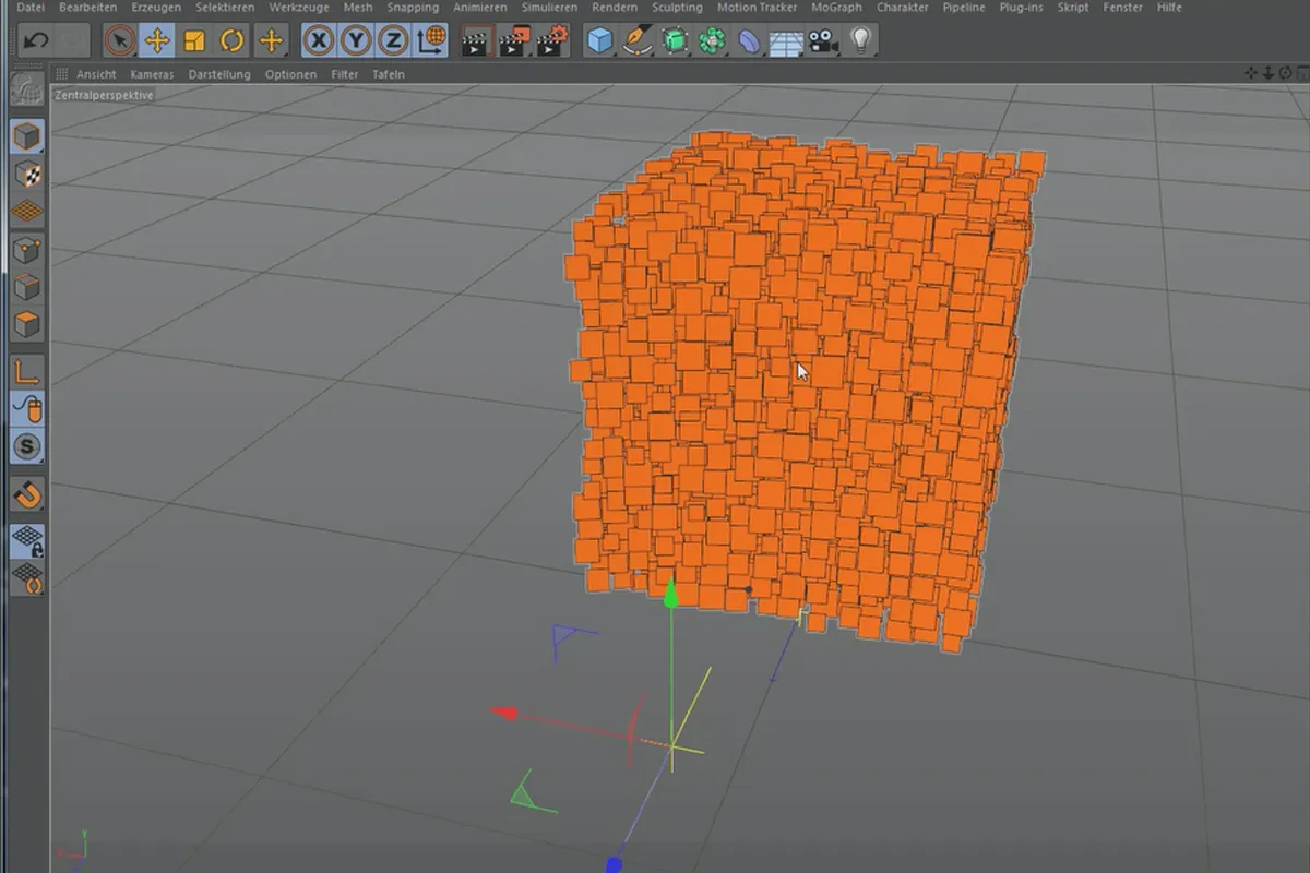 Cinema 4D MoGraph를 위한 초보자 가이드 - 2.8 Effectors : Ziel