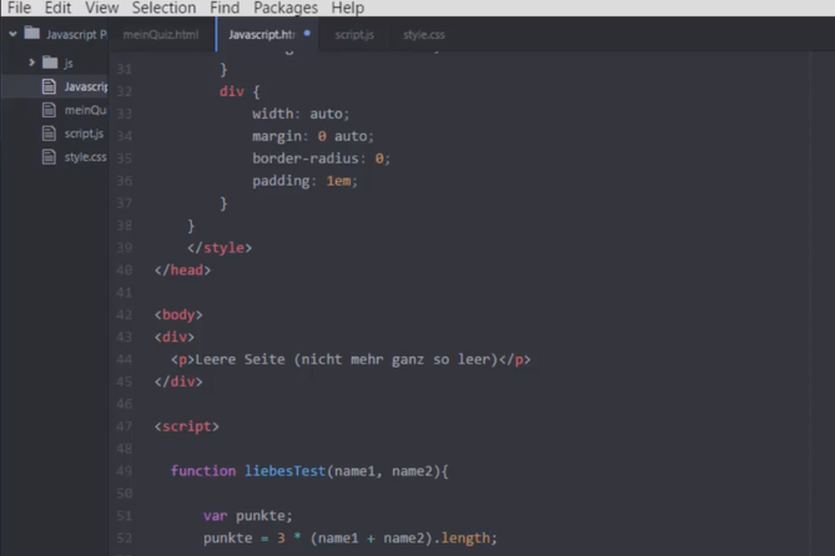 Den ultimata träningen för JavaScript och jQuery - 2.1 Funktioner med flera parametrar