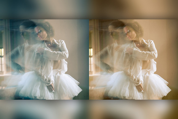 Photoshop-handling: Varm bildestemning