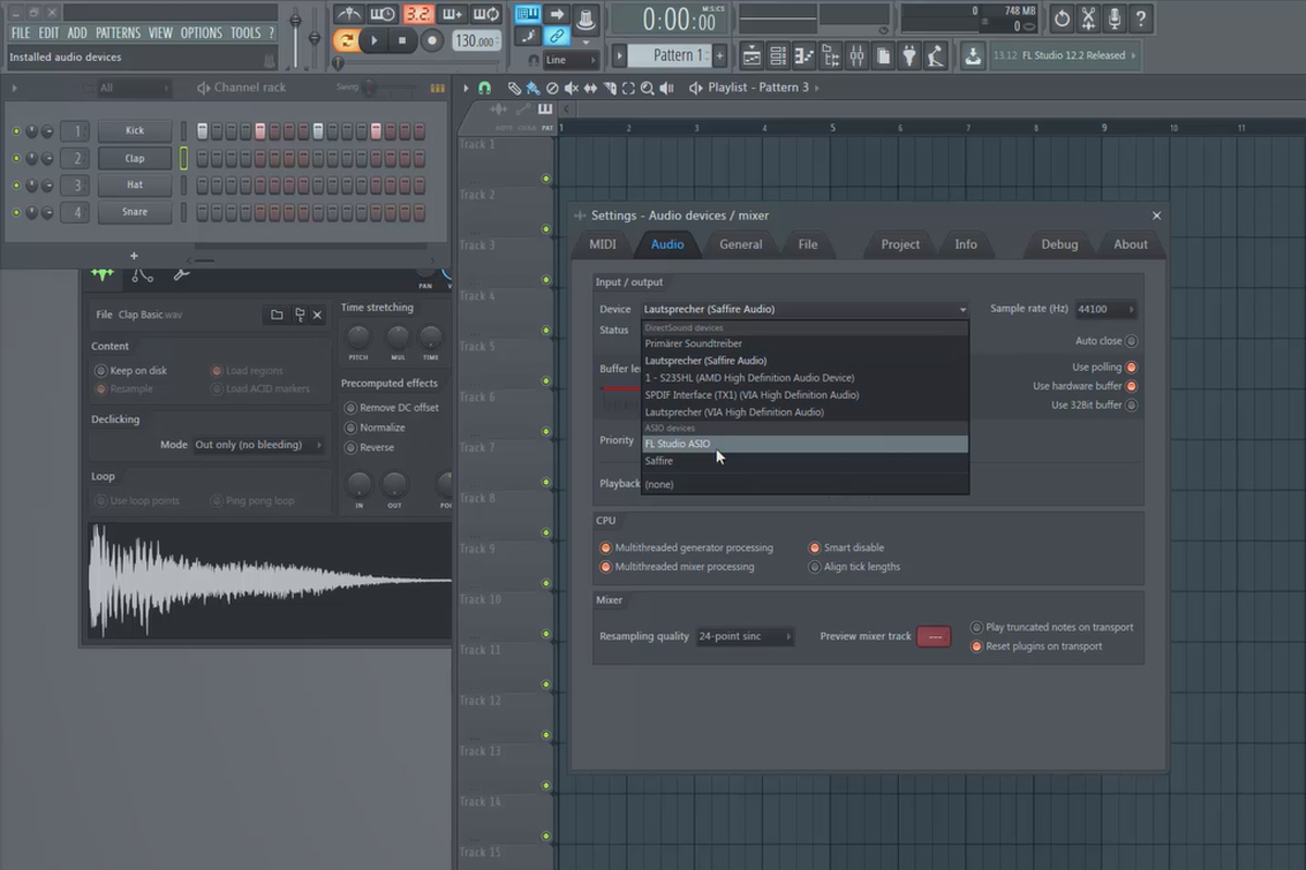 FL Studio ile dijital müzik prodüksiyonu - 3.5 Ek Bilgi ve Ses Kaynağı Kaydı.