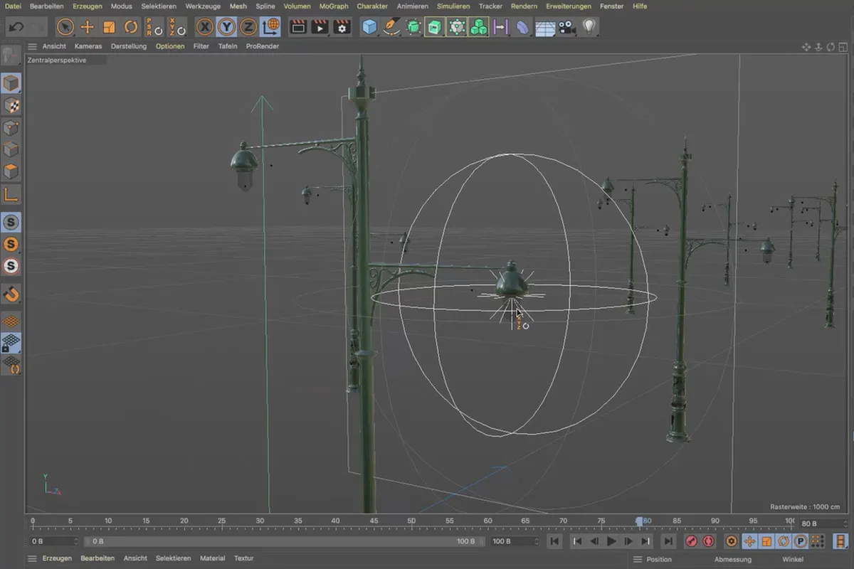 Cinema 4D-튜토리얼 "Underground": 3.3 적용