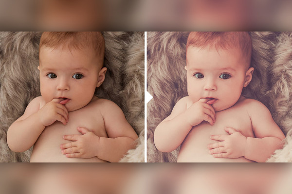 Photo preset for baby photos (Lightroom, Camera Raw): 11 | Soft Colors
