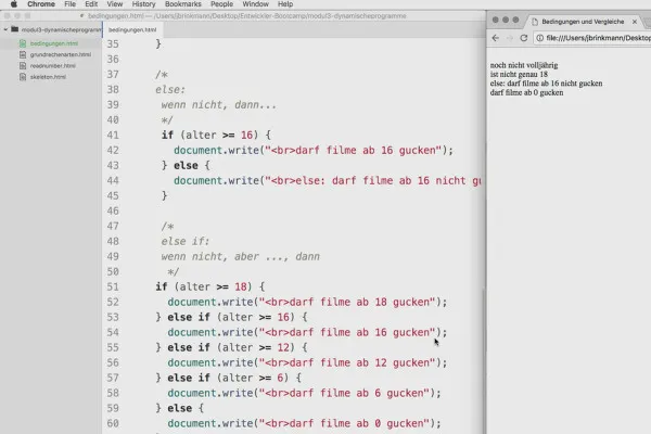 Programmazione software per principianti: 3.3 Utilizzare confronti e condizioni