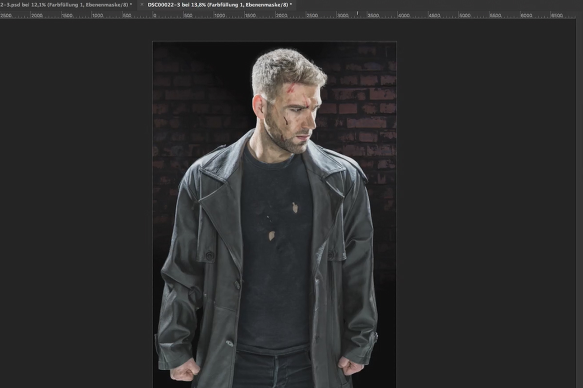 Populære filmpostere og kinoeffekter: Stilen til The Punisher - 12 skape nattstemning