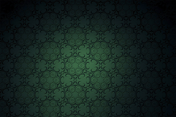 Gröna bakgrundsbilder med ornament – Version 1