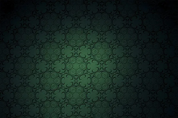 Green wallpapers with ornaments - Version 1