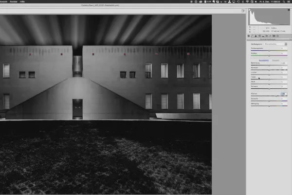 Architekturfotografie: Úprava obrazu v uměleckém stylu – 5.4 Camera Raw