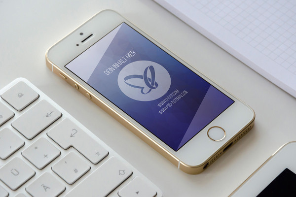 Plantilla de Photoshop para un smartphone - versión 11