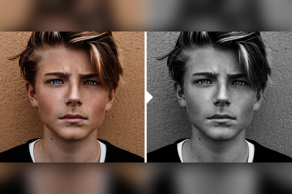 Photo preset for portraits (Lightroom, Camera Raw): 11 | BW Medium