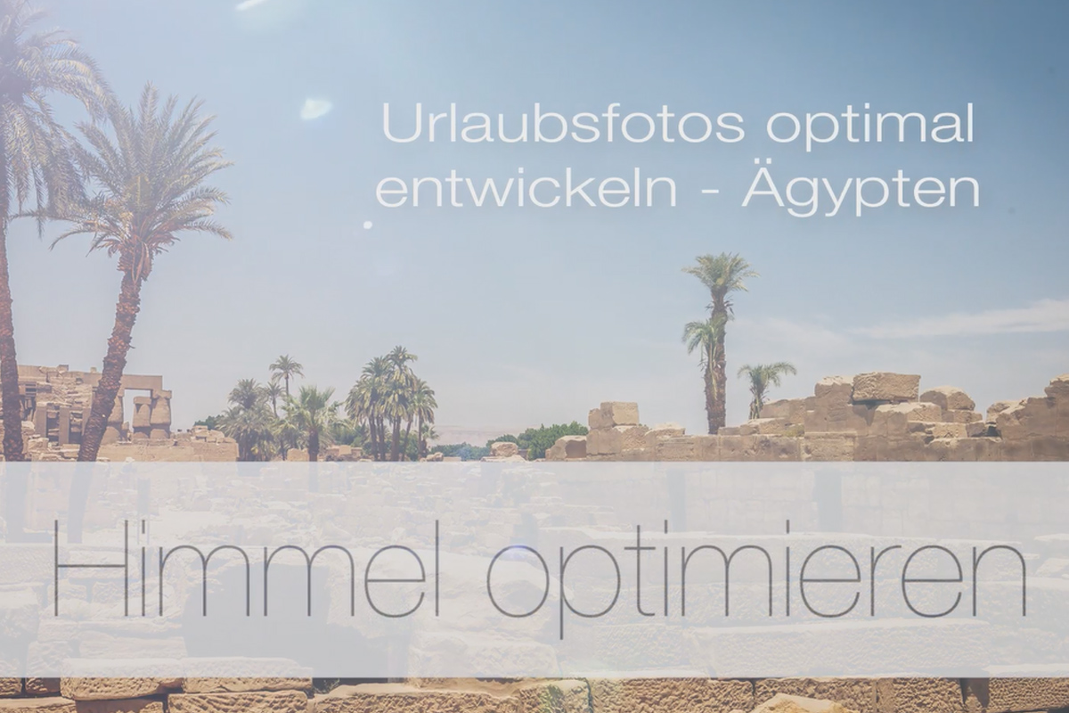 Optimal utvikling av feriebilder - 4.1 Optimalisere himmelen