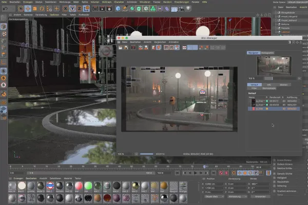 Cinema 4D 튜토리얼 "Underground": 3.4 가시성