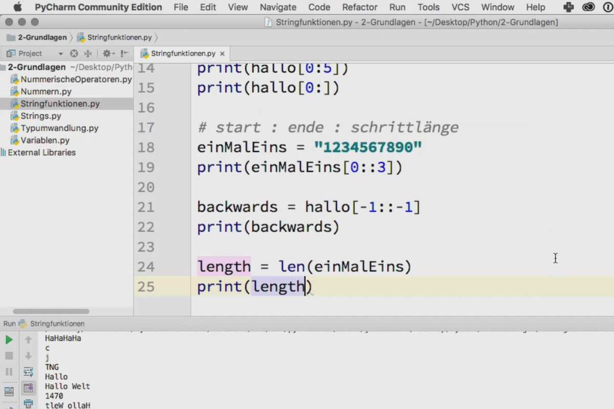 Programar con Python - 2.6 Usar funciones de cadena