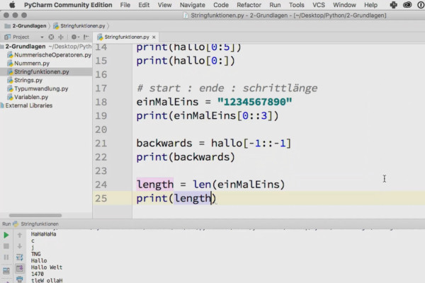Programar con Python - 2.6 Usar funciones de cadena