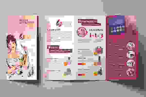 Designmaler for flyers og foldere - Versjon 13