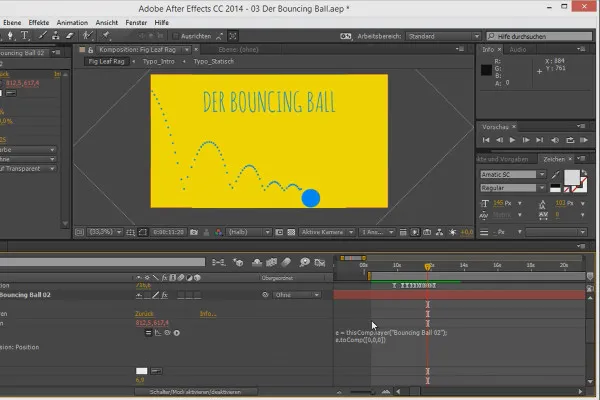 Animación fácil: Bouncing Ball - la transición