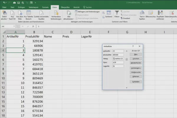 Tutorial Excel: Pivot, Diagram, dan Desain Tabel untuk Presentasi Data yang Menarik - 2.12 Masker Database di Excel