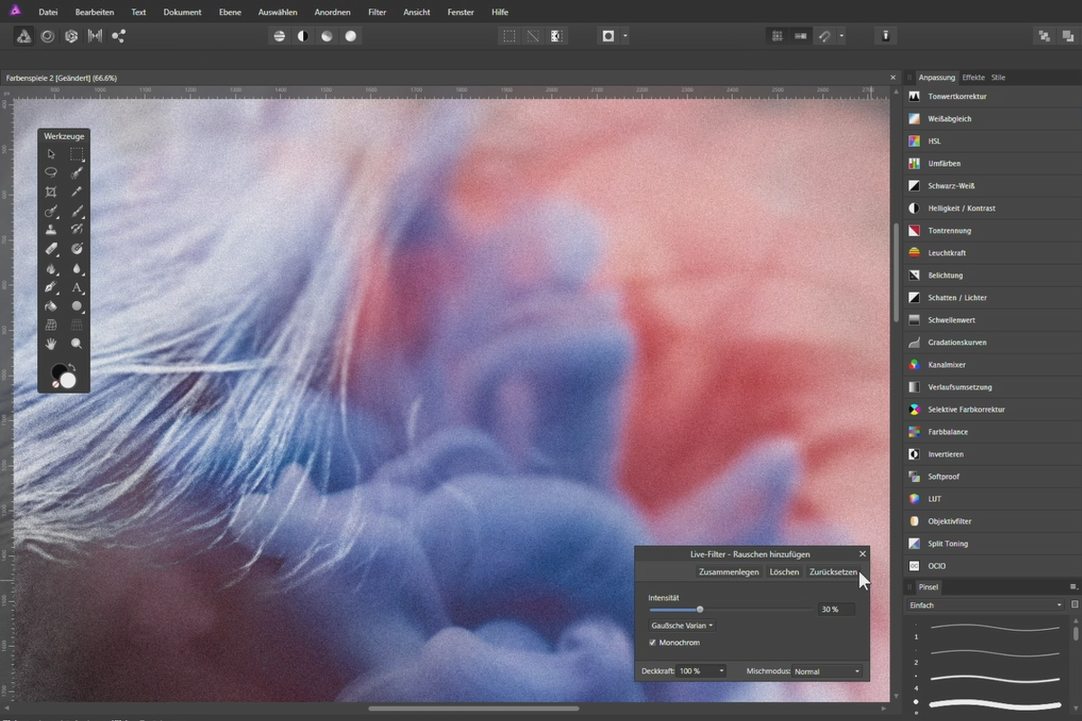 Affinity Photo - creatieve beeldbewerking met overlays: 01 | Intro