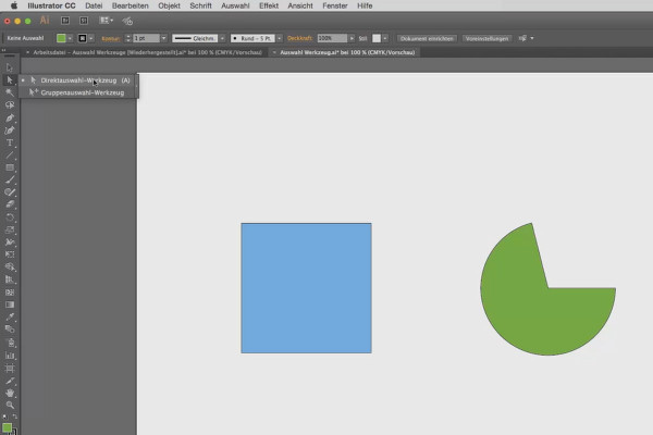 Illustrator para principiantes e intermedios - 4.0 Herramientas de selección