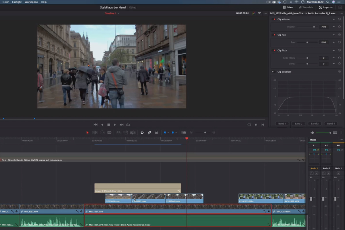 DaVinci Resolve-handledning: 3.4 | Nivåer