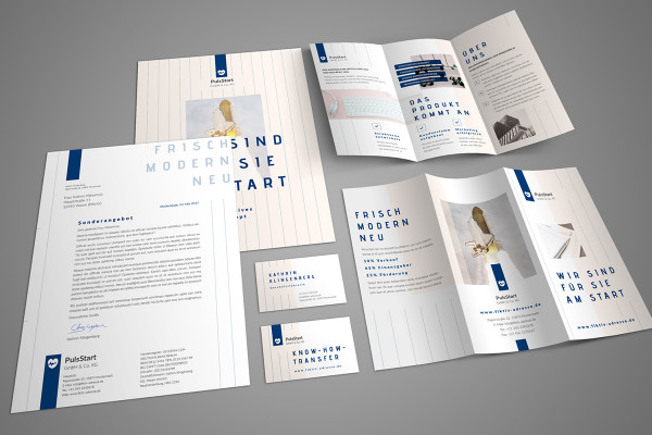 Corporate Design – die Komplettausstattung für Existenzgründer – Version 1