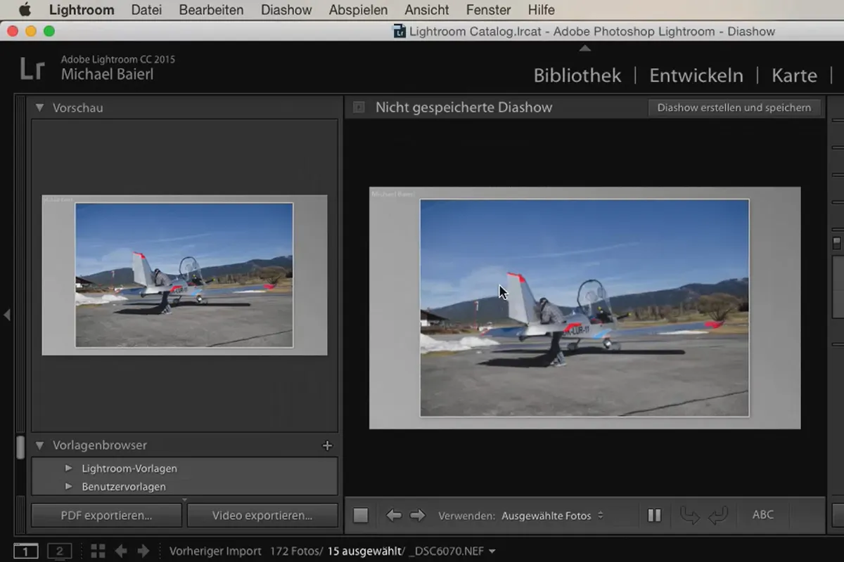 Lightroom 초보자와 숙련자를 위한: 03 - 개요에서 컨트롤 - 3.5 - 슬라이드 쇼