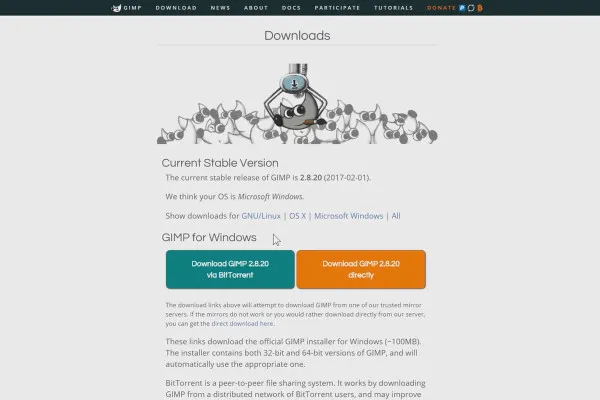 Úprava obrázkov s programom GIMP: návod pre začiatočníkov - 1 inštalácia GIMP-u