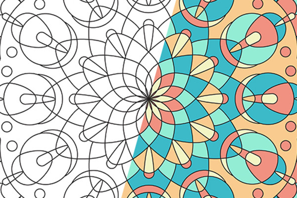 Formas fascinantes: plantillas de mandalas vectoriales - versión 13
