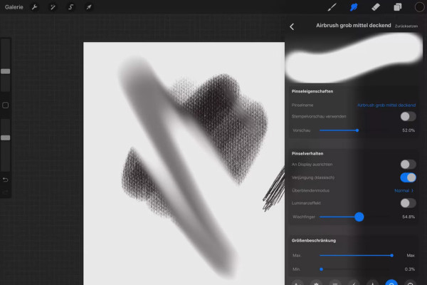 Procreate-tutorial - Grunden för digital ritning på iPad: 2.4 | fingerdrag och suddgummi
