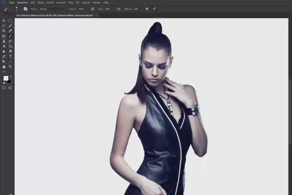 Composizione in Photoshop per principianti: Vedova Nera - 1 Introduzione e Selezione