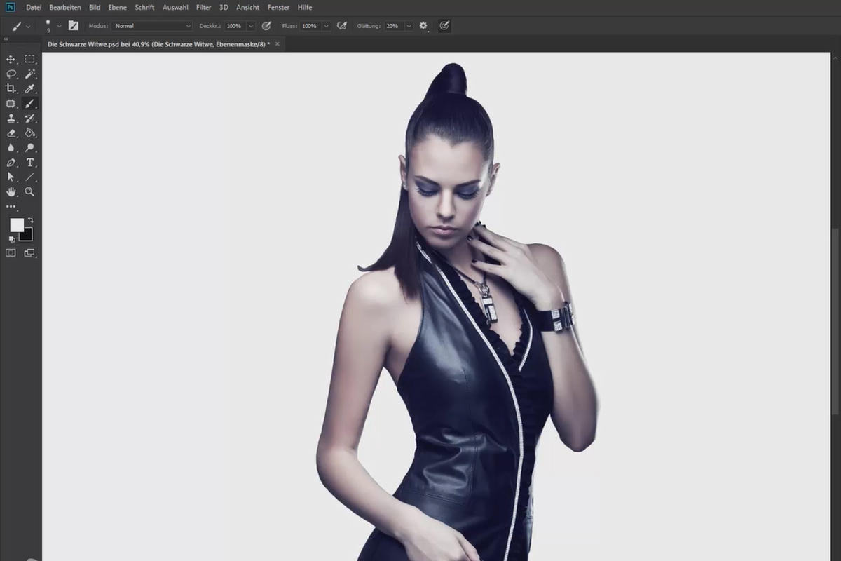 Compositing in Photoshop voor beginners: Zwarte Weduwe - 1 Inleiding en Uitsnede