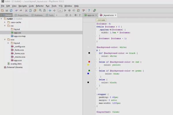 Modern CSS with Sass - 13 case decisions with if and else