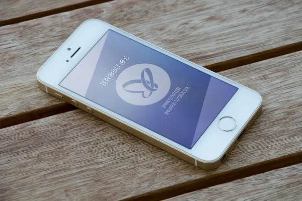 Photoshop-Mockup-mall för en smartphone – Version 12