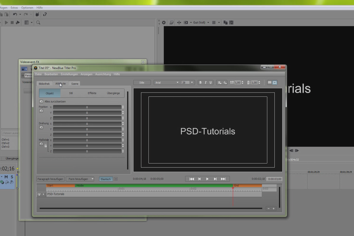 VEGAS Pro 14 – NewBlueFX Titler Pro 5 – Del 1