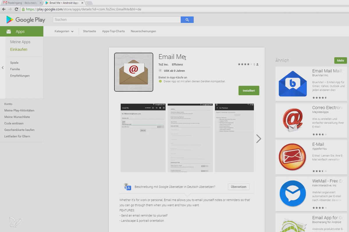 More productive in Gmail - The best tricks - 14 Save time by sending emails to me + Use task manager