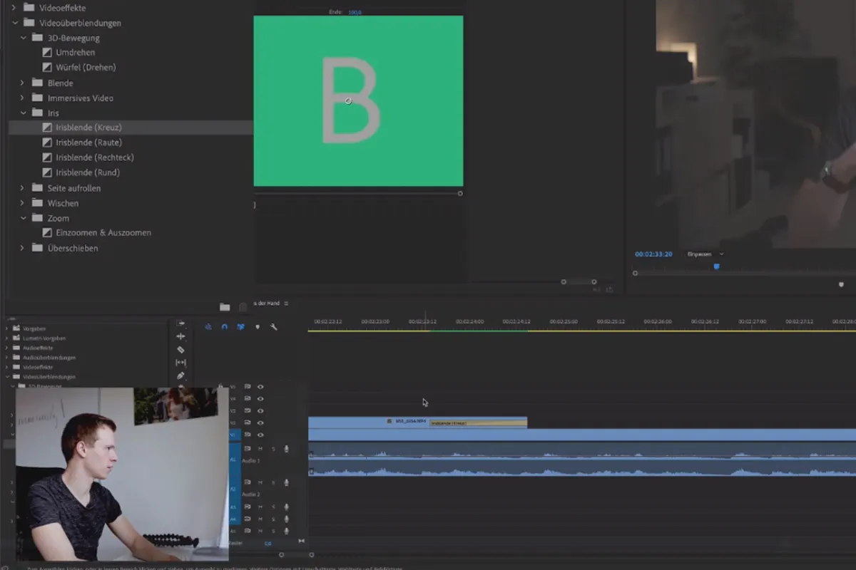 Premiere Pro CC-tutorial: 3.5 | Overgangen & Overgangseffecten.