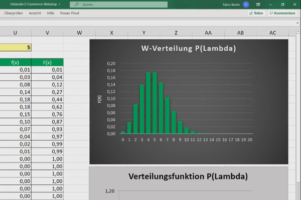Tilastot Excelissä kyselytutkimuksen tapausesimerkin avulla: 3.5 Poisson-jakauma Todennäköisyysteoria