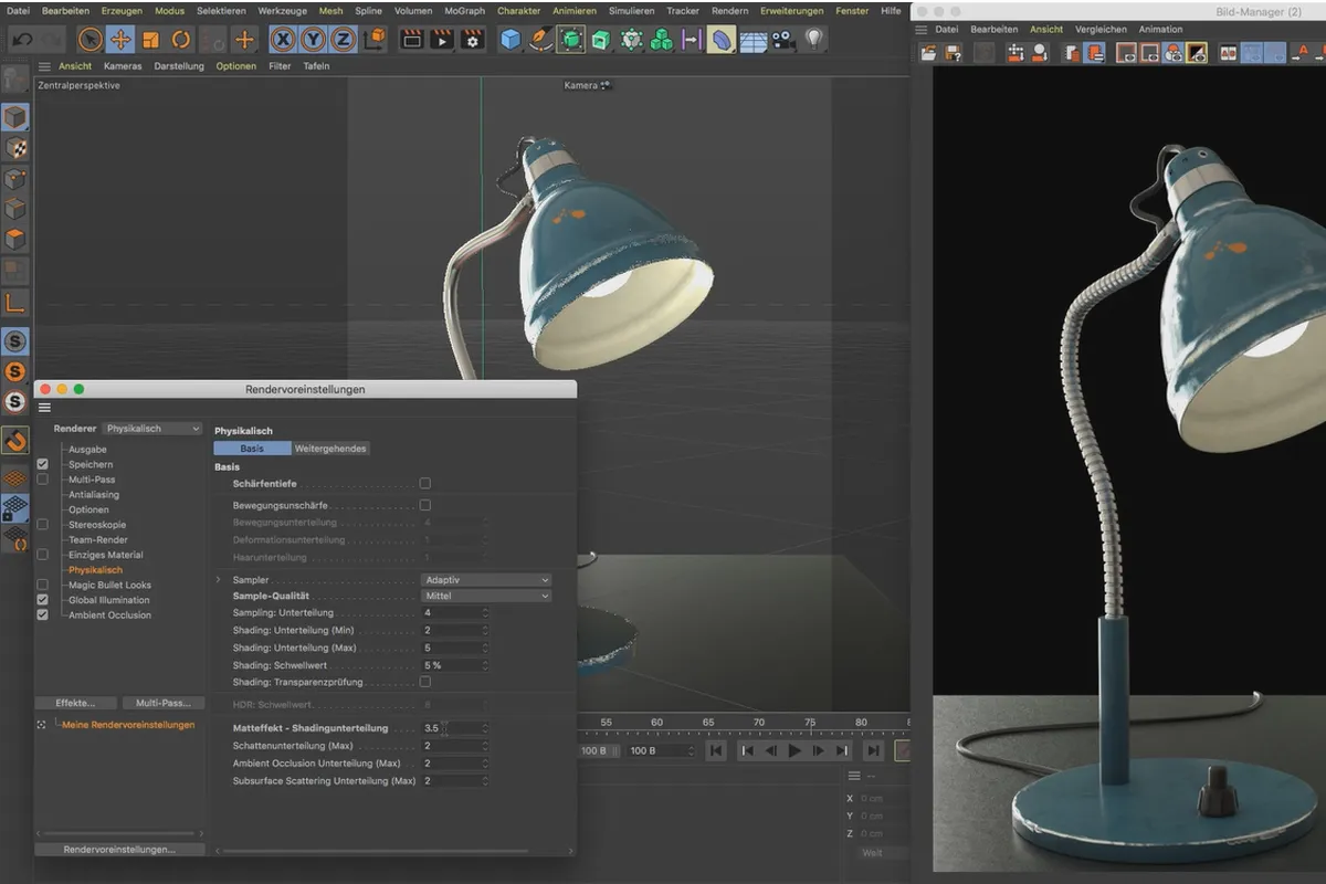 BodyPaint 3D-Tutorial: 3.5 끝