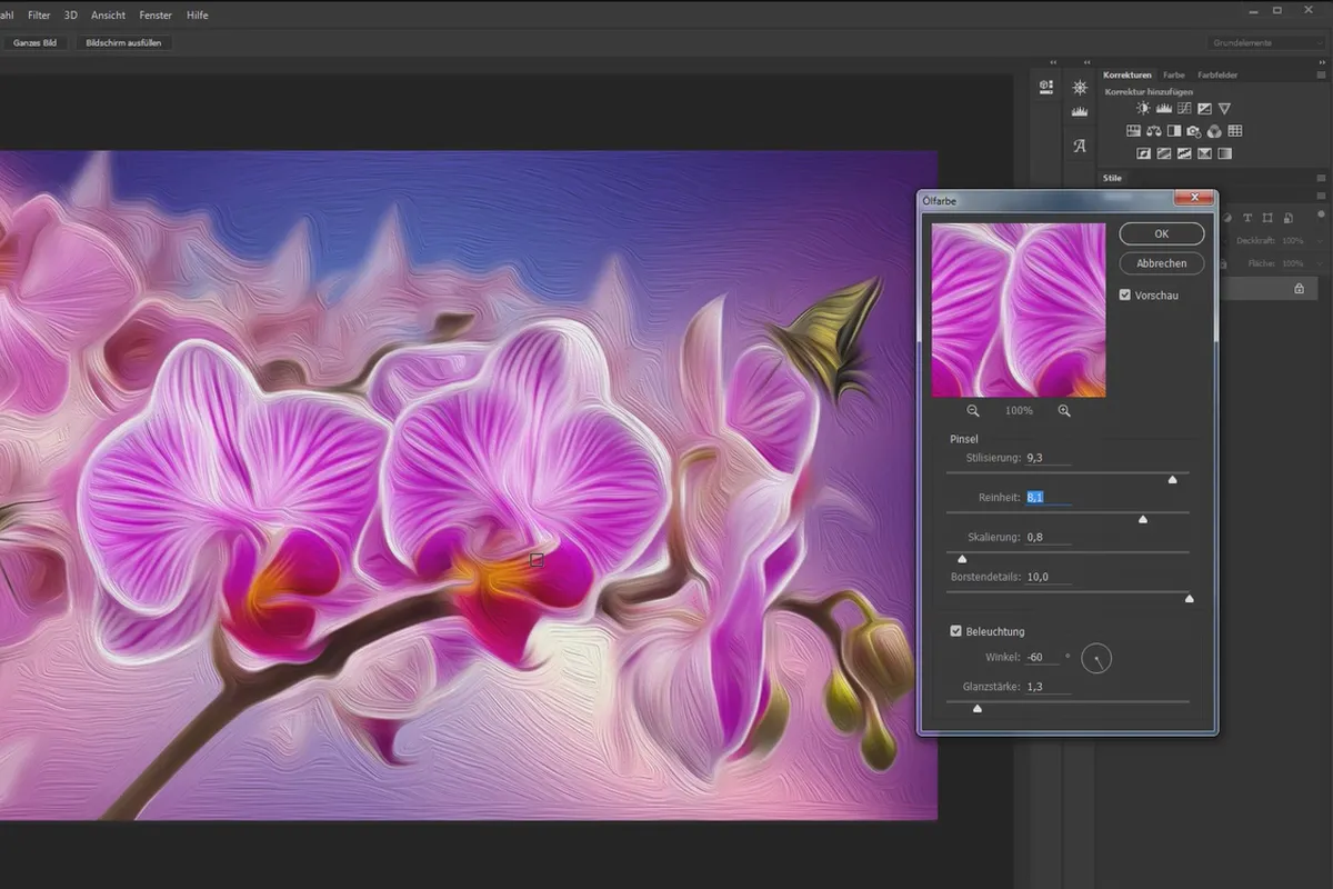 Neues in der Creative Cloud: Photoshop CC 2015.1 (November 2015) – 03 Diffusion, Ölfarbe-Filter, SVG-Unterstützung