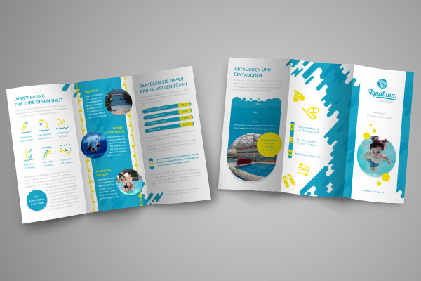 Design-Vorlagen für Flyer und Folder – Version 14