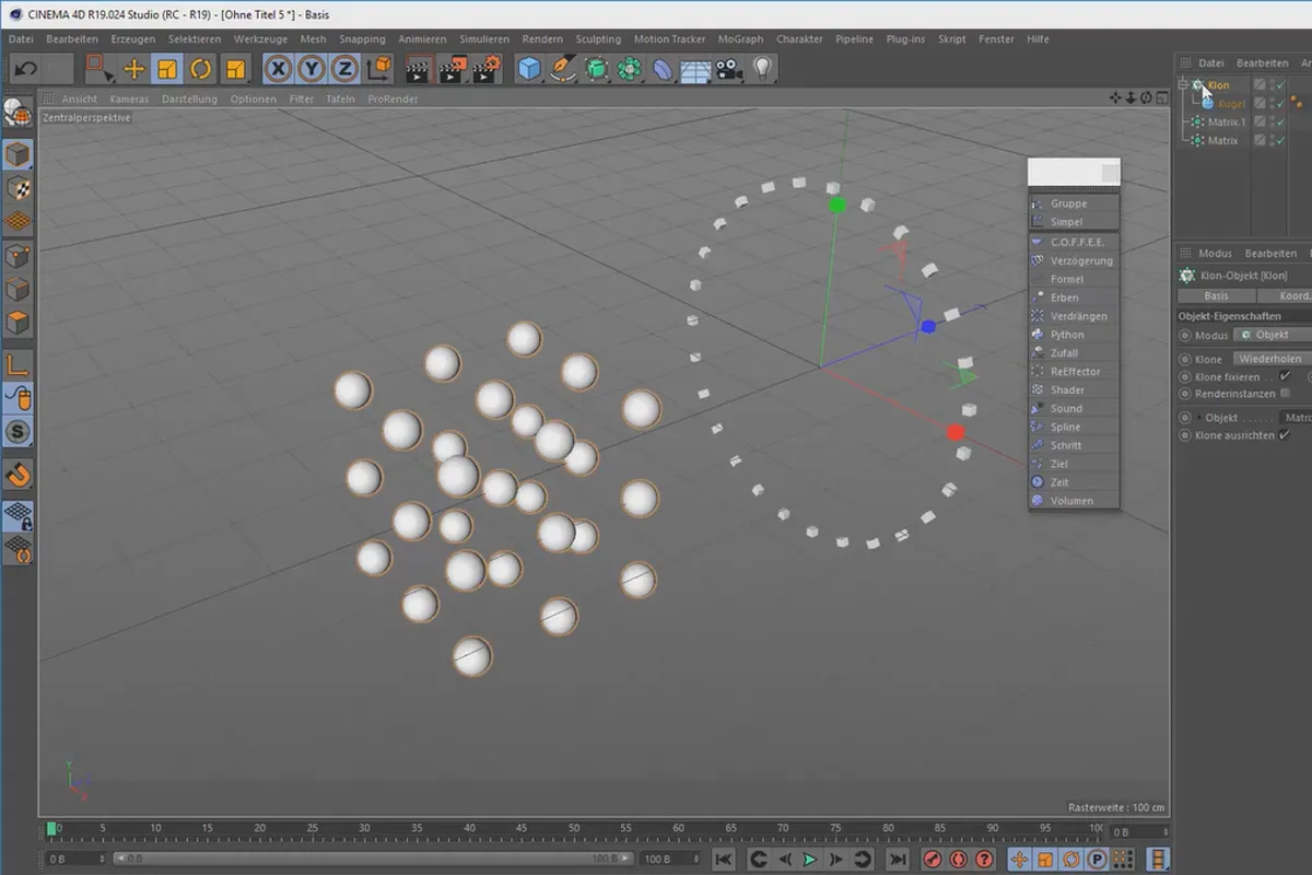 3D-Animation erstellen in Cinema 4D: 3.6 MoGraph und die Disney Rules