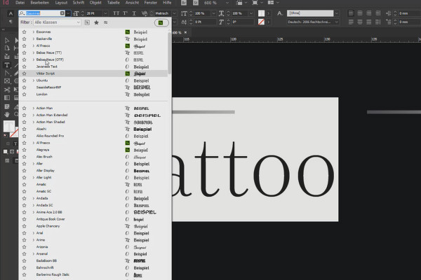 Apprendre InDesign - Tutoriel pour débutants : 2.9 Utiliser les polices et le principe des calques