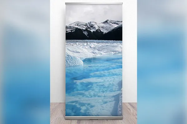 포토샵 모의업 템플릿으로 1000mm x 2020mm 크기의 롤업을 만들었습니다
