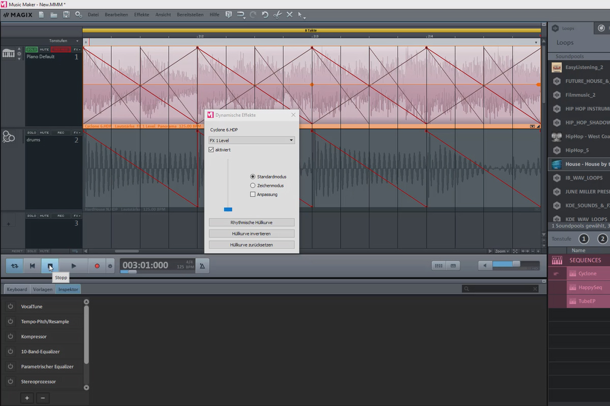 Kendi müziğinizi Magix Music Maker ile oluşturun: 14 | Efektlerden yararlanın