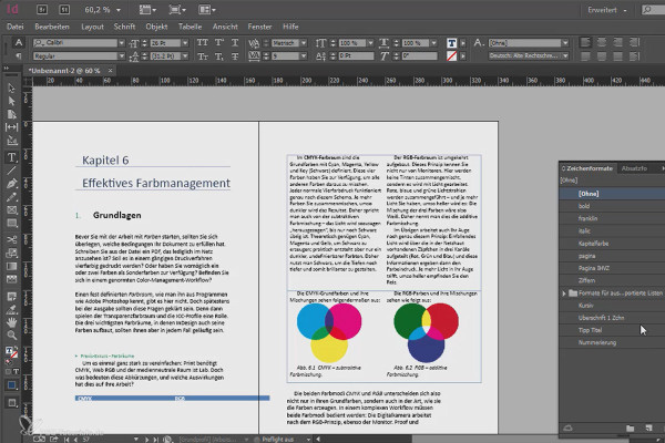 Adobe InDesign'da büyük projeler - 3.02 - Word'den formatların alınması